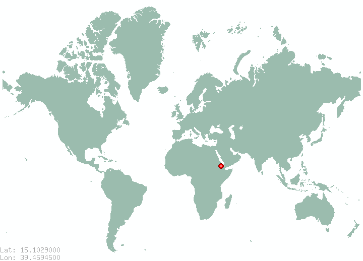 Tukul' Shum Omar in world map